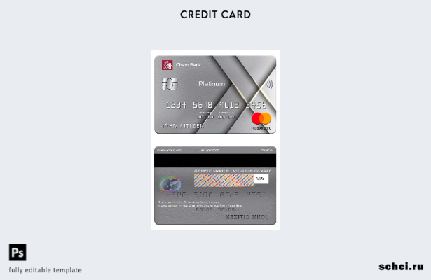 цифровая загрузка платинового шаблона mastercard сирийского банка Cham Bank